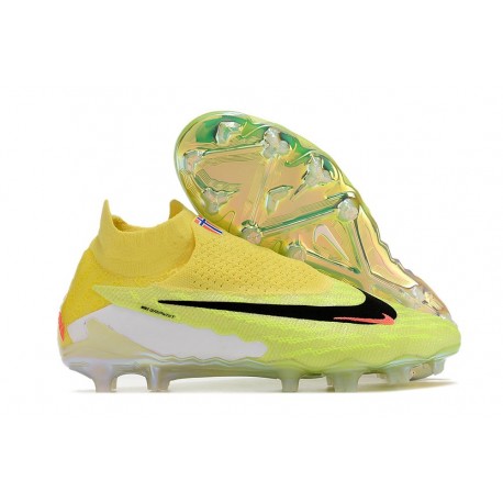 Nike Phantom GX Elite Dynamic Fit FG Amarillo Verde Negro