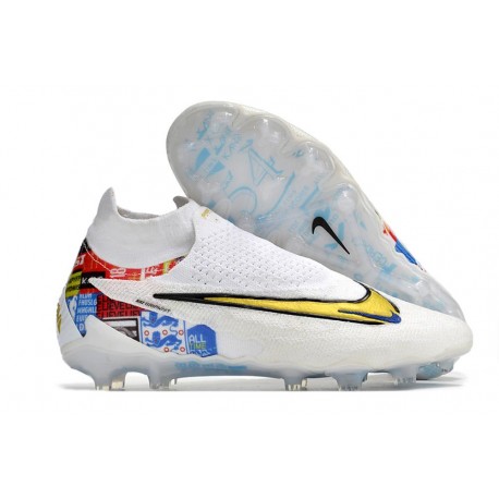 Nike Phantom GX Elite Dynamic Fit FG Blanco Oro