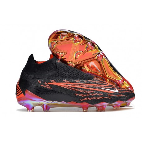 Nike Phantom GX Elite Dynamic Fit FG Negro Carmesí Blanco