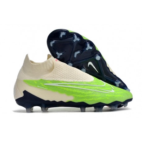 Nike Phantom GX Elite Dynamic Fit FG Verde Blanco