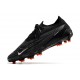 Botas de Futbol Nike Phantom GX Elite FG Negro Cumbre Blanco Dk Gris Humo