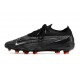Botas de Futbol Nike Phantom GX Elite FG Negro Cumbre Blanco Dk Gris Humo