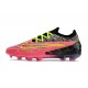 Botas de Futbol Nike Phantom GX Elite FG Rosa Negro Amarillo