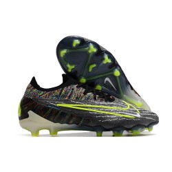 Botas de Futbol Nike Phantom GX Elite FG Negro Voltio Blanco Azul Glow