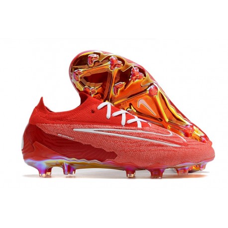 Botas de Futbol Nike Phantom GX Elite FG Rojo Blanco