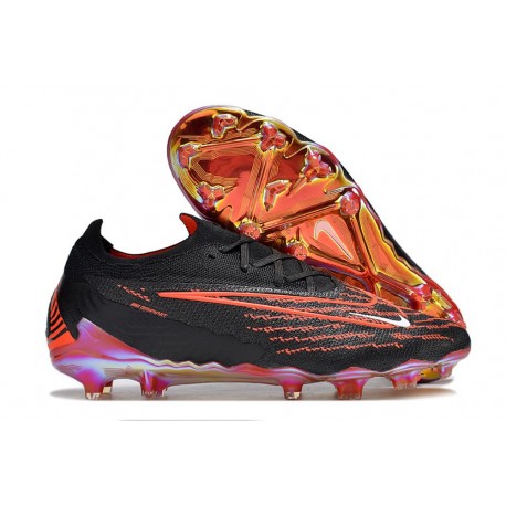 Nike Phantom GX Elite FG Nuevo Tacos Negro Carmesí Blanco