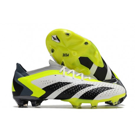 Botas adidas Predator Accuracy.1 Low FG Blanco Negro Limón Lúcido