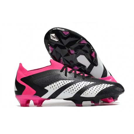 Botas adidas Predator Accuracy.1 Low FG Negro Blanco Equipo Rosa