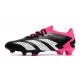 Botas adidas Predator Accuracy.1 Low FG Negro Blanco Equipo Rosa
