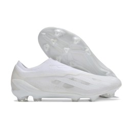 Bota de fútbol X Crazyfast.1 Laceless Blanco