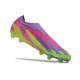 Bota de fútbol X Crazyfast.1 Laceless Korean Nights Son - Limón Lúcido Azul Rosa