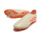 Bota de fútbol adidas Copa Pure + FG Off Blanco Equipo Solar Naranja