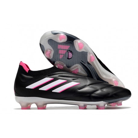 Bota de fútbol adidas Copa Pure + FG Negro Zero Met Equipo Rosa