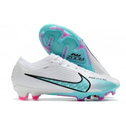 Nike Air Zoom Mercurial Vapor XV Elite FG Blanco Azul Báltico Rosa Blast Indigo Haze