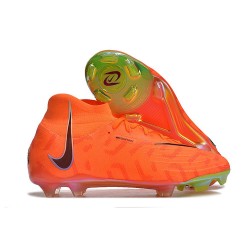 Tacos de Fútbol Nike Phantom Luna Elite FG Guava Hielo Negro Total Naranja
