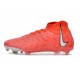 Tacos de Fútbol Nike Phantom Luna Elite FG Carmesí Vivo Blanco