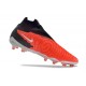 Nike Phantom GX Elite Dynamic Fit FG Carmesí Vivo Negro Blanco