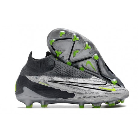 Nike Phantom GX Elite Dynamic Fit FG Gris Negro