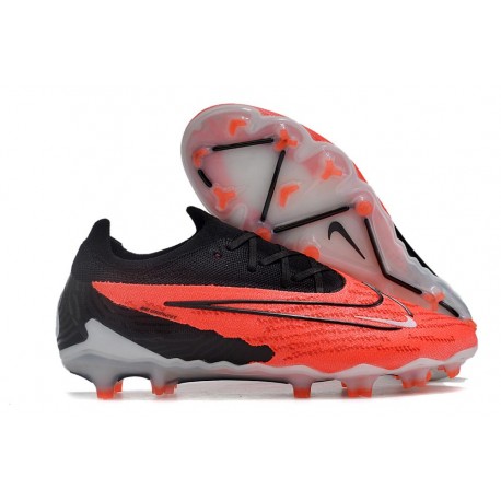 Nike Phantom GX Elite FG Nuevo Tacos Carmesí Vivo Negro Blanco