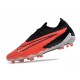 Nike Phantom GX Elite FG Nuevo Tacos Carmesí Vivo Negro Blanco