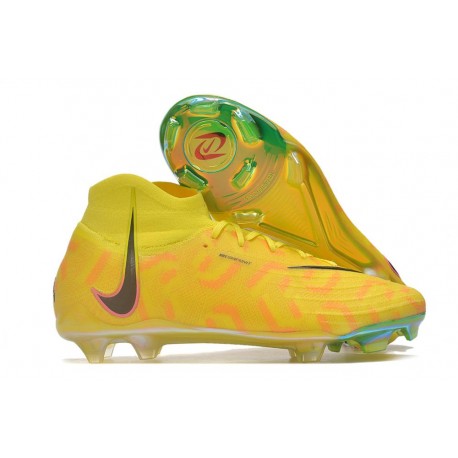 Tacos de Fútbol Nike Phantom Luna Elite FG Amarillo