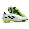 Tacos adidas Copa Pure.1 FG Blanco Negro Limón Lúcido