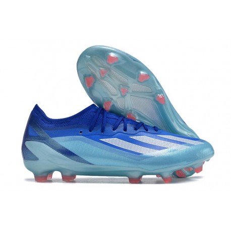 adidas X Crazyfast Messi.1 FG Bota Royal Vivo Blanco Sola Rojo