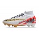 Nike Air Zoom Mercurial Superfly 9 Elite FG MR Blanco Rojo Oro