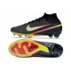 Nike Air Zoom Mercurial Superfly 9 Elite FG MR Negro Plateado de Muchos