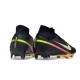 Nike Air Zoom Mercurial Superfly 9 Elite FG MR Negro Plateado de Muchos