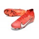 Nike Air Zoom Mercurial Superfly 9 Elite FG MDS Carmesí Claro Marfil Claro Mandarina Viva