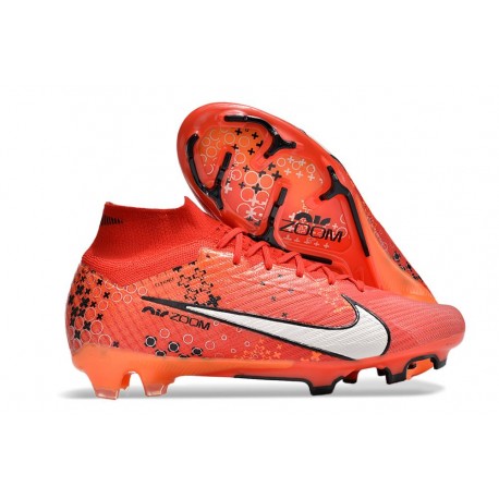 Nike Air Zoom Mercurial Superfly 9 Elite FG MDS Carmesí Claro Marfil Claro Mandarina Viva