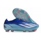 Bota de fútbol X Crazyfast.1 Laceless Royal Vivo Blanco Sola Rojo