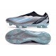 Bota de fútbol X Crazyfast.1 Laceless Plateado Met Azul Felicidad Negro
