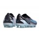Bota de fútbol X Crazyfast.1 Laceless Plateado Met Azul Felicidad Negro