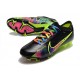 Nike Air Zoom Mercurial Vapor XV Elite FG Negro Rosa Verde