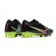 Nike Air Zoom Mercurial Vapor XV Elite FG Negro Rosa Verde