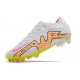 Nike Air Zoom Mercurial Vapor XV Elite FG Blanco Rosa Amarillo