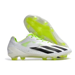 adidas X Crazyfast+ FG Blanco Negro Limón Lúcido