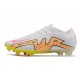 Nike Air Zoom Mercurial Vapor XV Elite FG Blanco Rosa Amarillo