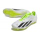 adidas X Crazyfast+ FG Blanco Negro Limón Lúcido
