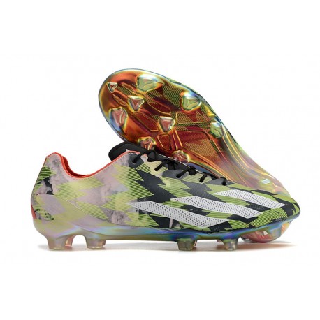 adidas X Crazyfast+ FG Limón Lúcido Blanco Solar Rojo