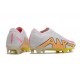 Nike Air Zoom Mercurial Vapor XV Elite FG Blanco Rosa Amarillo