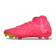 Tacos de Fútbol Nike Phantom Luna Elite FG Rosa Amarillo