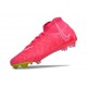Tacos de Fútbol Nike Phantom Luna Elite FG Rosa Amarillo