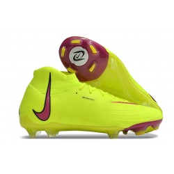 Tacos de Fútbol Nike Phantom Luna Elite FG Amarillo Rojo