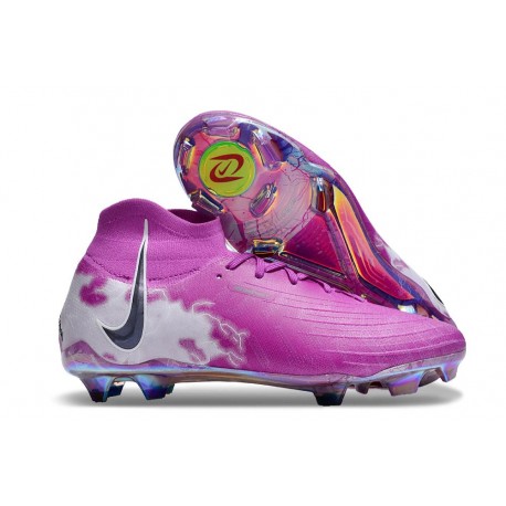 Tacos de Fútbol Nike Phantom Luna Elite FG SE Sueño Fuxia Casi Uva
