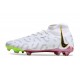 Tacos de Fútbol Nike Phantom Luna Elite FG X WWC Blanco Negro Oro