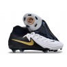 Botas Nike Phantom Luna 2 Elite FG Blanco Negro Mtlc Dorado Moneda