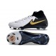 Botas Nike Phantom Luna 2 Elite FG Blanco Negro Mtlc Dorado Moneda